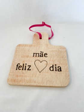 Placa em Madeira - Dia da Mãe