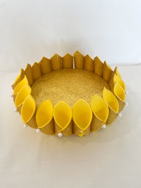 Taça Decorativa em Dourado