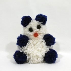 Peluche em Cor Azul e Branco